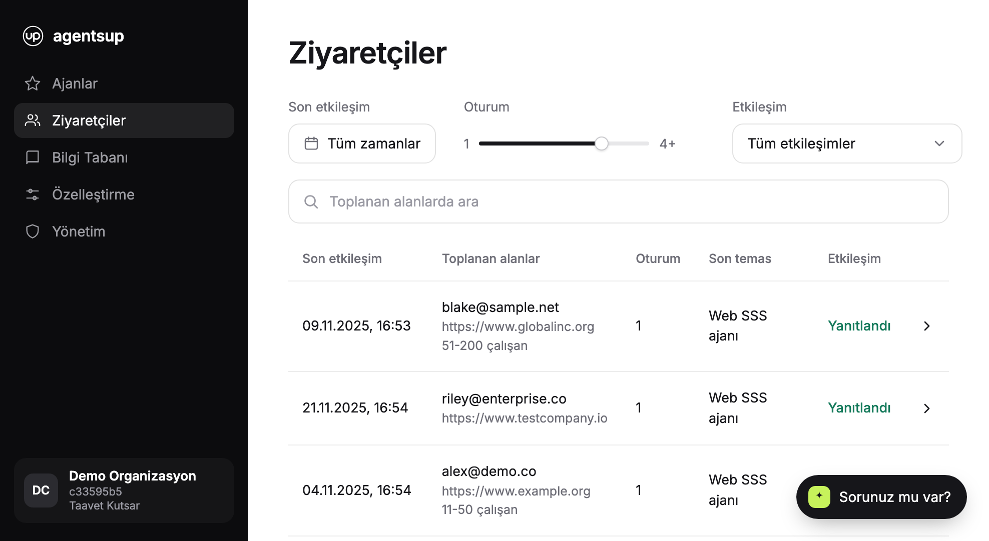 Dakikalar içinde kurulum görseli
